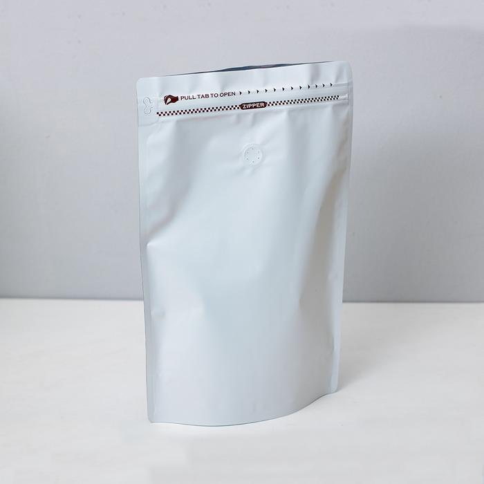 Gambar Bean Bag 1kg - Kemasan Biji Kopi - Standing Pouch Coffee Valve 1000gr - Putih dari Conalli undefined Tokopedia