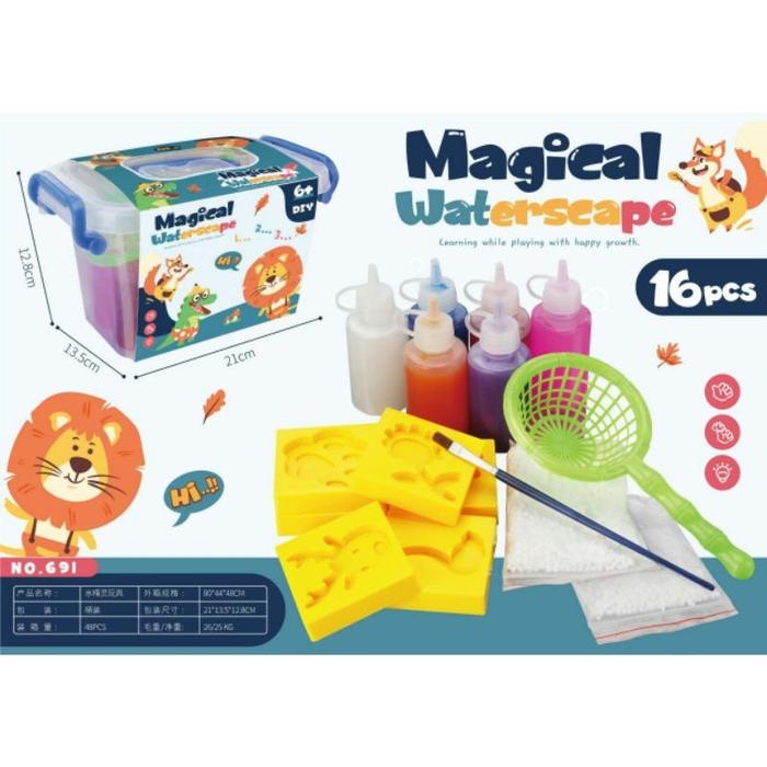Gambar Mainan Anak Water Magic Jelly Magical Waterscape Mainan Edukasi DIY - 16 dari Cheerfull Shop undefined Tokopedia