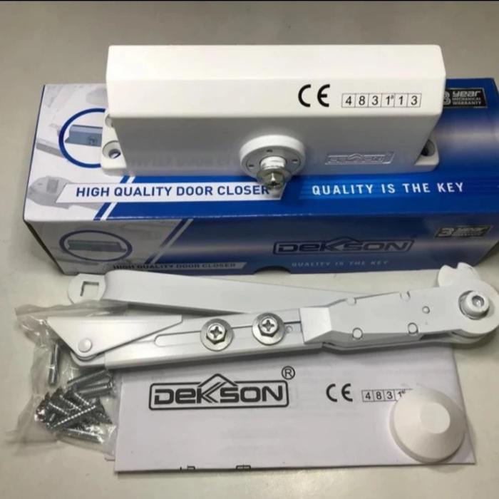 Gambar Door closer Dekson 300 series Hold open - Putih dari Buildingmatrialstore undefined Tokopedia