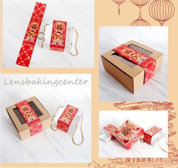 Gambar Paperbelt/Paper belt Sticker/Stiker/Sabuk Dus Imlek/Sincia Kertas dari Len's Baking Center undefined Tokopedia