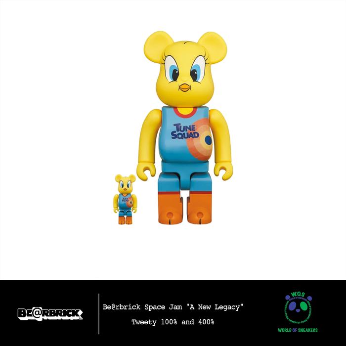 MEDICOM TOY - Be@rbrick TWEETY 100％ &amp; 400％ 4個セット Be@rbrick Tweety 100% and 400% Collectible Figure Set