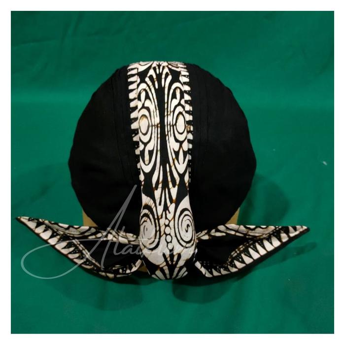 Gambar Blangkon Alusan Senopati Full jahit bisa cuci Lipat - Hitam Polos, 10 dari Alaikum Store undefined 4 Tokopedia