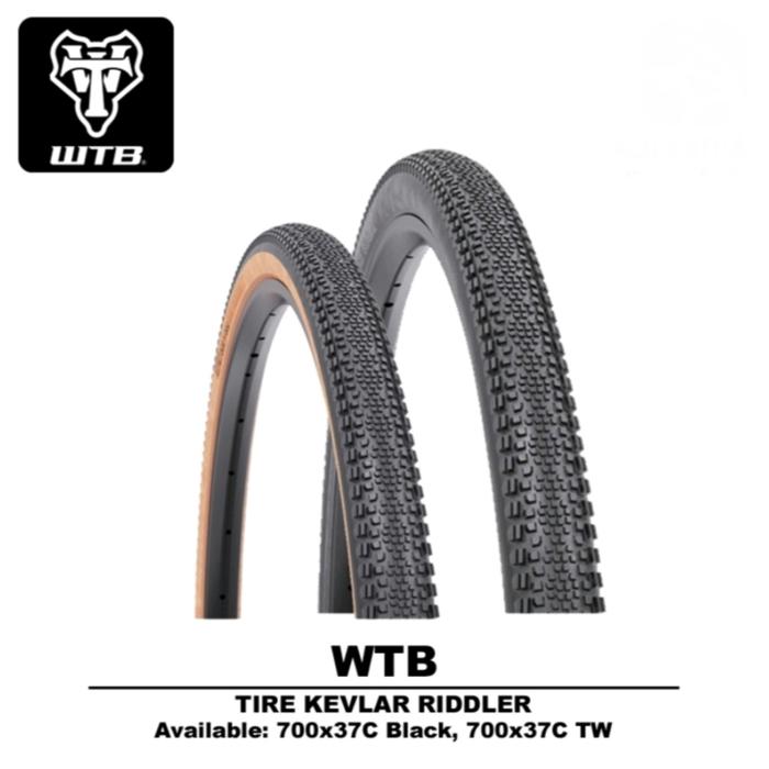 Jual Tire Kevlar WTB Riddler 700 x 37c Ban Luar sepeda Gravel