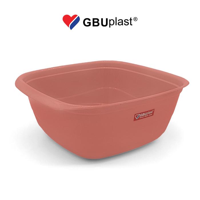 Gambar GBUplast Ruby L Baskom Segi Plastik BPA Free 7500ml Plastic Basin Wadah Serbaguna BB-006 - Pink dari GBUplast Houseware Kota Tangerang Tokopedia