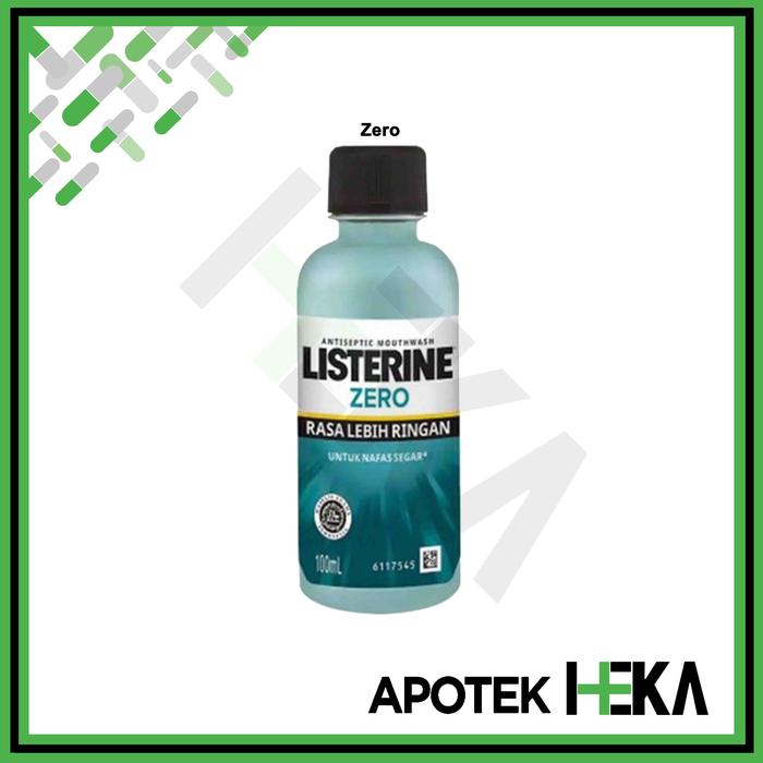 Gambar Listerine Mouthwash 100 ml - Obat Kumur Antiseptik - Zero dari Apotek Heka Semarang undefined Tokopedia