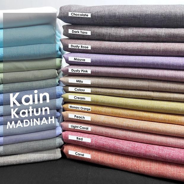 Gambar Kain Katun / Katun Madinah - Per 1m - White dari Toko Brukat undefined Tokopedia