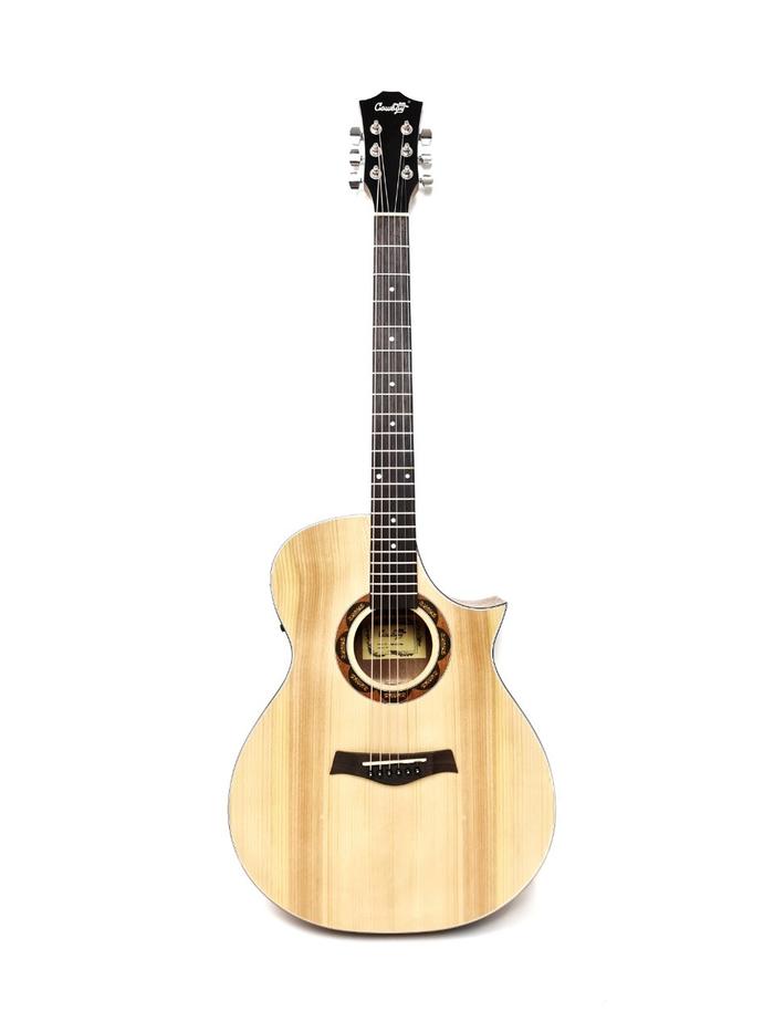 Gambar Gitar Akustik Elektrik Merk Cowboy Original Tipe JW-235 NA NS Eq Tuner - Natural (NA), Gitar Pick dari Toko Gitar Jakarta Official undefined Tokopedia