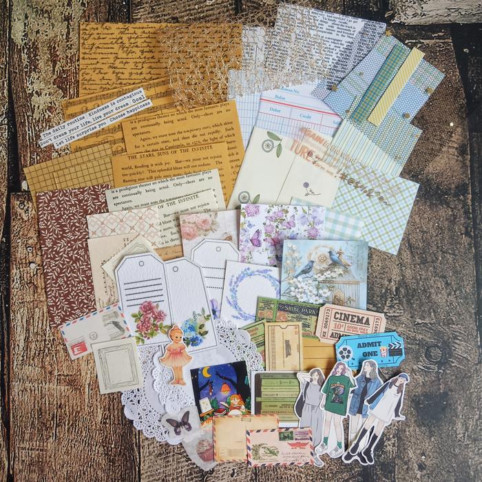Gambar Journaling kit scrapbook bundle aesthetic - Printilan kit dari Little Miss undefined Tokopedia
