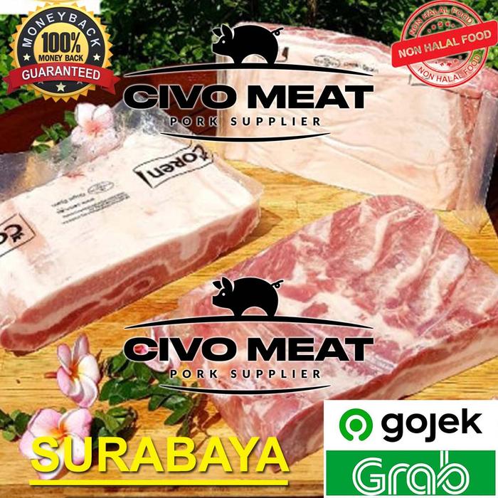 Gambar Pork Belly Samcan Daging Babi Import 500gr dari CIVO MEAT Surabaya undefined Tokopedia