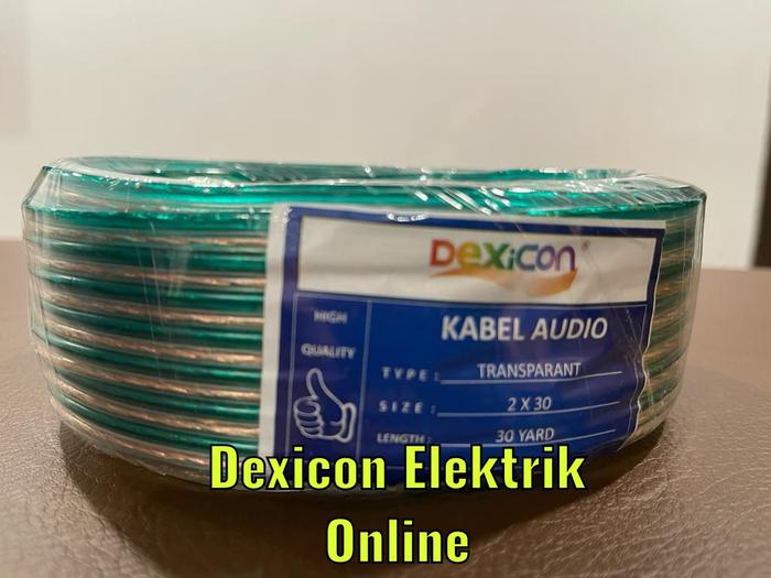 Gambar Kabel Audio 30Y /Kabel Audio Per Roll/ Kabel Salon / Kabel Serabut / - 2X30 30yard dari Dexicon Elektrik Online undefined Tokopedia