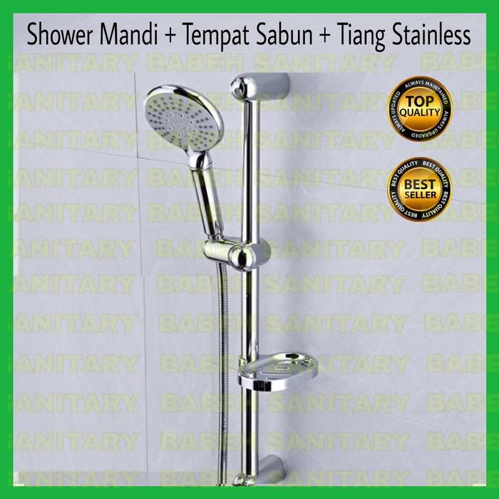 Gambar Shower Mandi Set Keran Kran Air Panas Dingin Kuningan - SR-048 dari BABEH SANITARY undefined Tokopedia