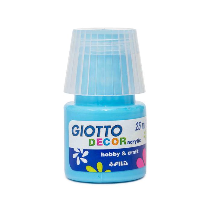 Gambar Cat Akrilik Giotto Decor Acrylic Paint 25ml - sky blue dari OPPASTAR GROSIR ATK undefined Tokopedia