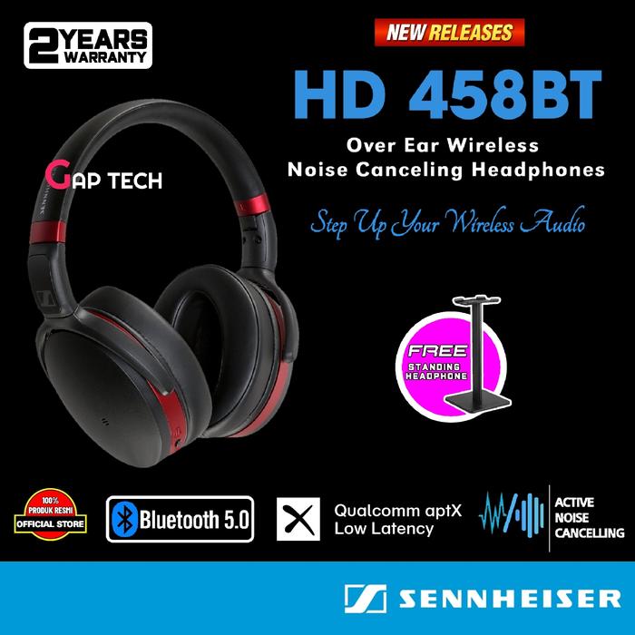 ヘッドフォン/イヤフォン SENNHEISER - SENNHEISET  HD 458BT Sennheiser HD 458BT Wireless Noise Cancelling Headphones
