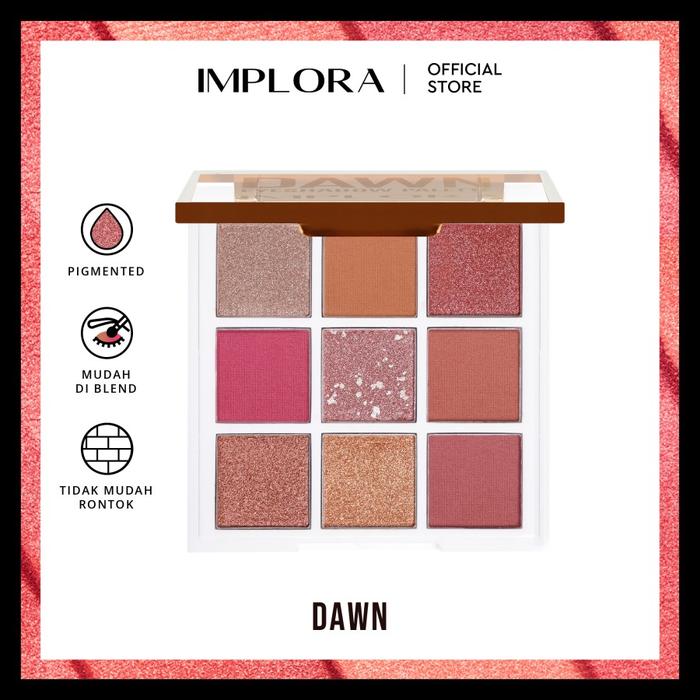 Gambar Implora Desert Eyeshadow Palette Nine Colors Original - DAWN dari Distributor Accessories undefined Tokopedia