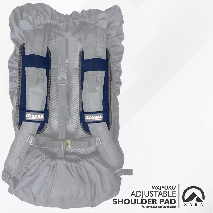 Gambar XABA Shoulder Pad _ Waifuku - Bantalan Bahu Tas Carrir Daypack - Navy dari XABA undefined Tokopedia