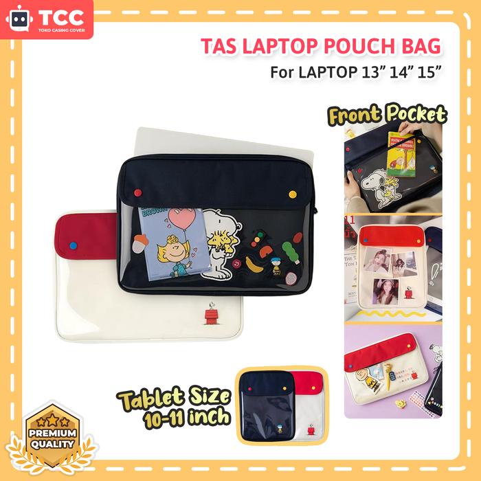 Jual Dell Inspiron Vostro 13 14 15 Sleeve Pouch Tas Sarung Custom