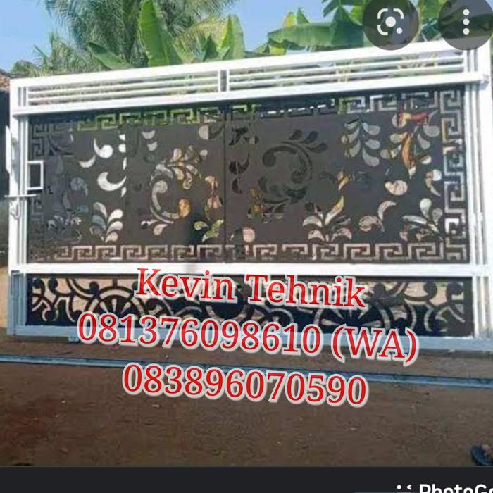 Gambar Pintu Pagar Laser Cutting plat - Motif 2, Plat 1.5 dari Kevin Tehnik undefined Tokopedia