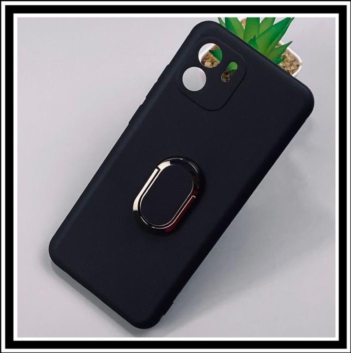 Gambar XIAOMI REDMI A1 / A2 SOFT CASE MACARON I-RING COVER CASING ORI CAFELE - REDMI A1 2022, Hitam dari Best Accesories Hp undefined Tokopedia