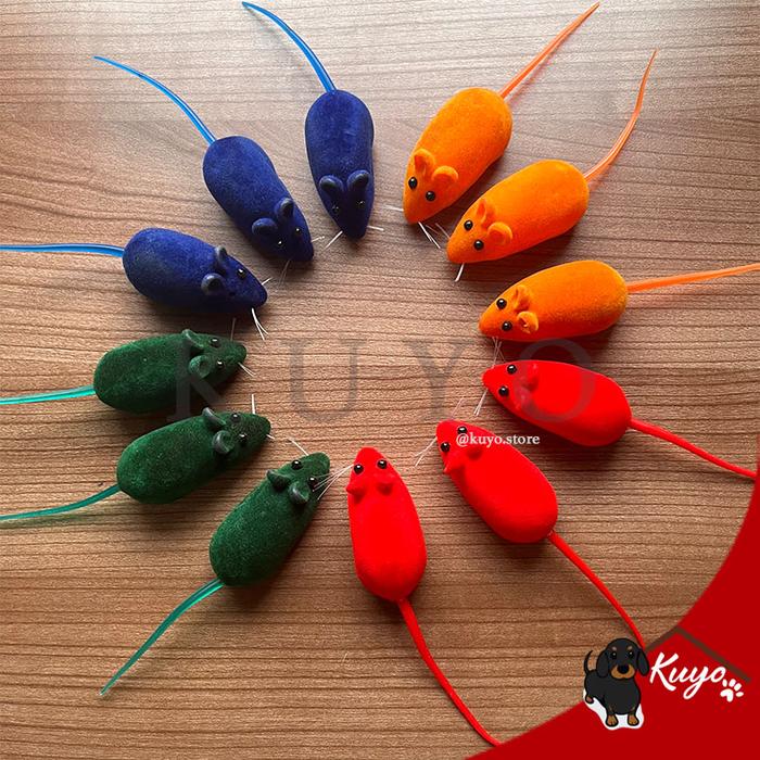 Gambar Mainan Kucing Bentuk Tikus Boneka Kecil Mini Bunyi Cat Toy Small Mouse dari kuyostore undefined Tokopedia