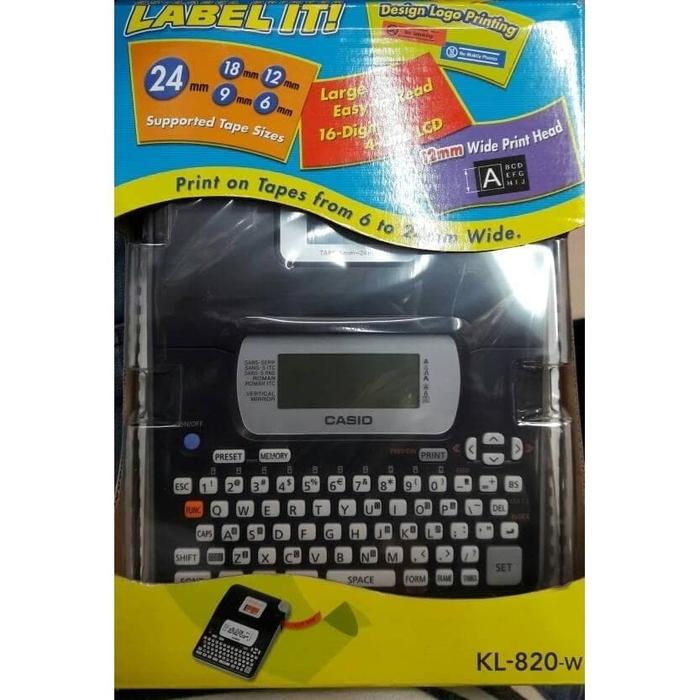Gambar JUAL Label Print Casio KL-120 Mesin Label Printer KL 120 KL120 GARANSI dari Multiplus shop undefined Tokopedia