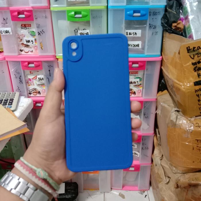 Gambar pro camera macaron case Vivo Y91c - Biru dari Feliciana Acc undefined Tokopedia