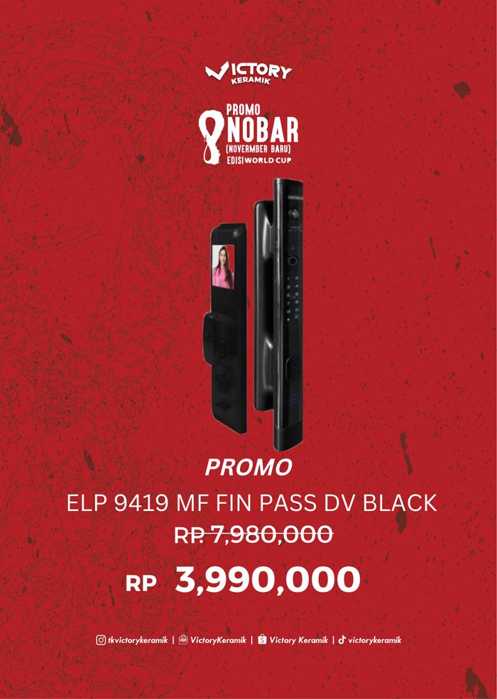 Jual SMART LOCK - ELECTRONIC LOCK DEKKSON ELP 9419 MF FIN PASS DV BLACK ...