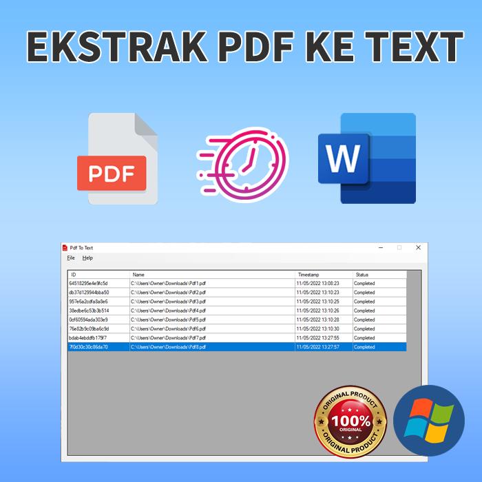 Gambar Software Ekstrak PDF ke Word Teks - Konversi Convert PDF ke Word Teks dari Roma Shoppe TP undefined Tokopedia
