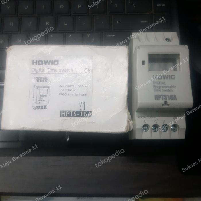 Jual Digital Time Switch HOWIG HPTS-16A 220-240Vac - Jakarta Pusat ...