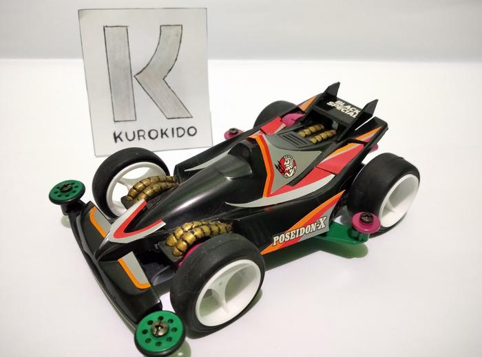 Tamiya Mini 4WD Poseidon X Black Special (94584) ME | Indo4ward