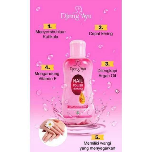 Gambar DJENG AYU NAIL POLISH REMOVER PENGHILANG CAT KUKU 65ML PEMBERSIH KUKU dari Joy Victoria Panjer Pakerisan undefined Tokopedia