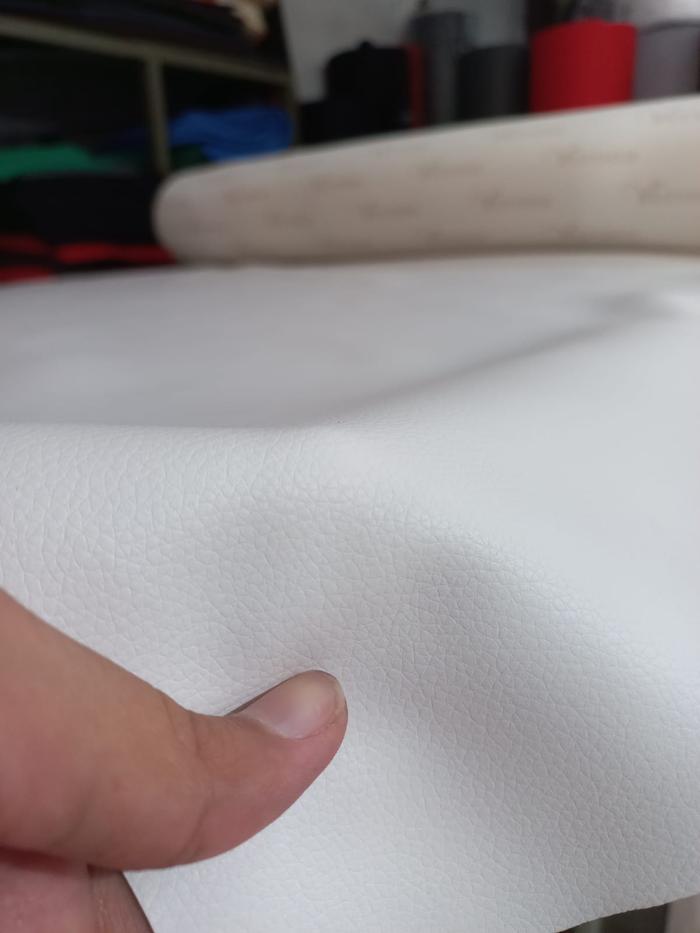 Gambar KULIT SINTETIS/BAHAN KAIN SOFA/JOK MOBIL MOTOR/BAHAN TAS 50x137 cm VCZ - VCZ-WHITE dari Martha Karpet Indonesia undefined Tokopedia