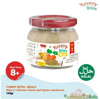Gambar Yummy Bites Meal Step 2 8 Bulan Bubur Bayi - Chicken & Mushr dari Bali babyshop undefined Tokopedia