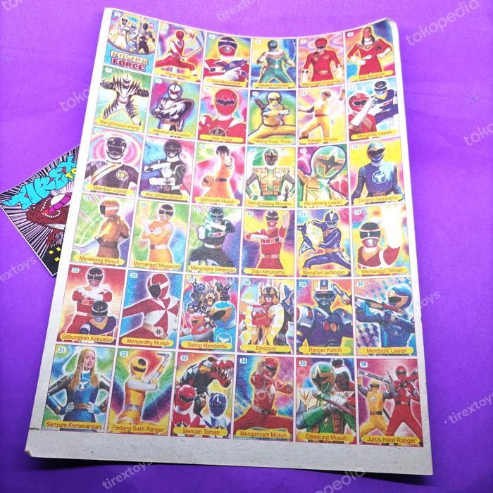 Jual gambar umbul jadul power ranger force - Kab. Kendal - tirextoys ...