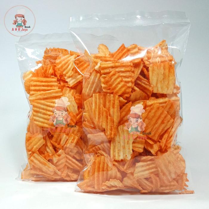 Gambar KERIPIK SINGKONG BALADO TES 500GR / CHUBA KRIPIK BALADO KILOAN - Balado dari AHR Jaya Snack undefined Tokopedia