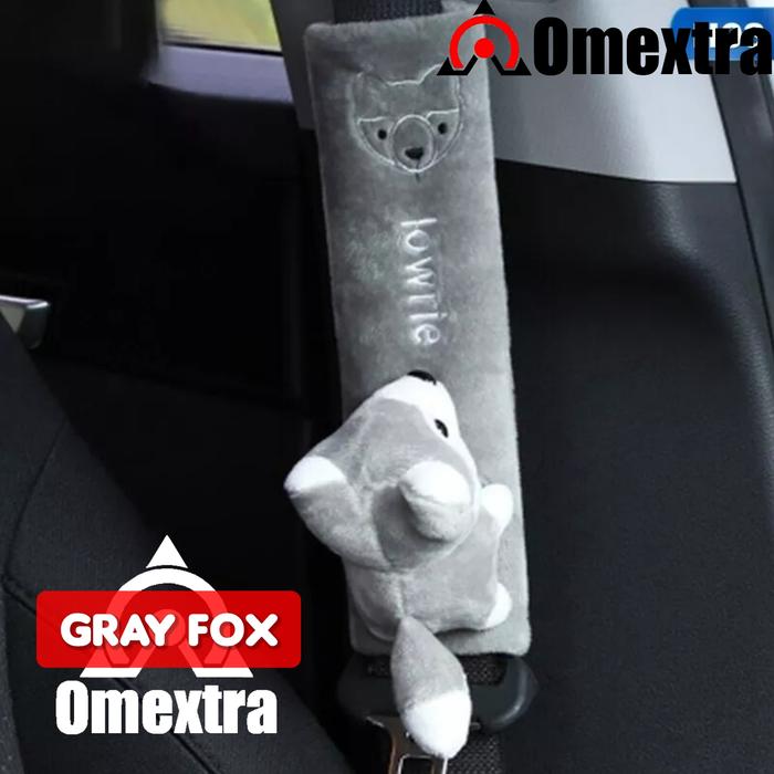 Gambar Lovely Seat Belt Cover Car Omextra Sarung Cover Sabuk Pengaman Mobil - Gray Fox, PENDEK 23cm dari OMEXTRA undefined Tokopedia