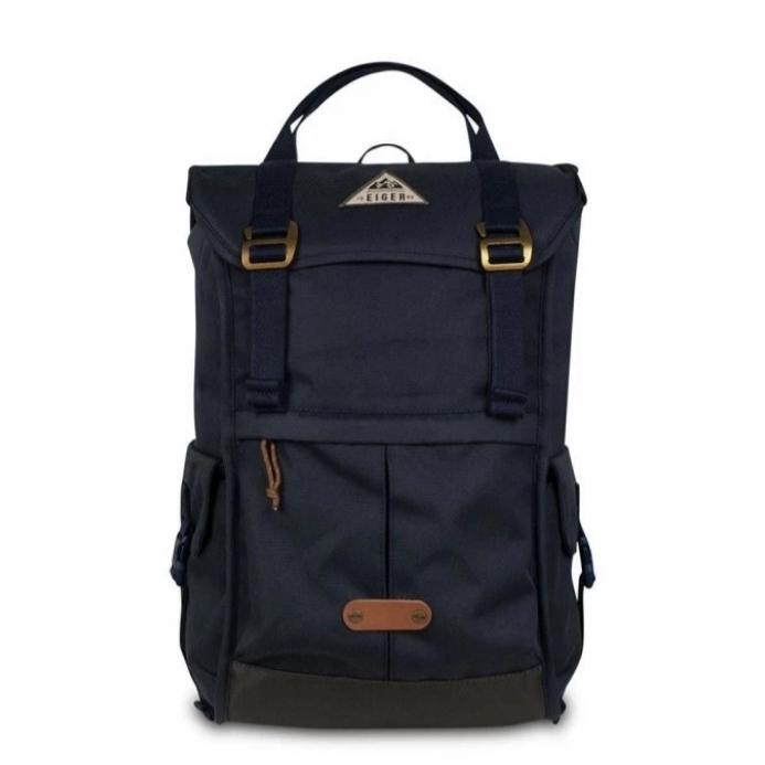 Gambar eiger ransel cruiser 2.0 canvas original black/navy/khaki - Navy dari EIGER STORE ADVENTURE undefined Tokopedia