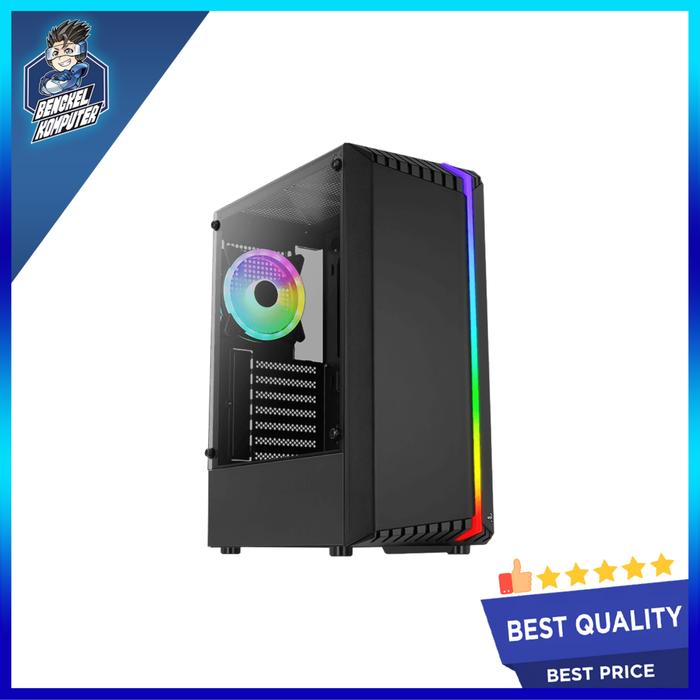 Gambar CASING PC AEROCOOL BIONIC G-BK V1 - BLACK dari bengkelkomputerptk undefined Tokopedia