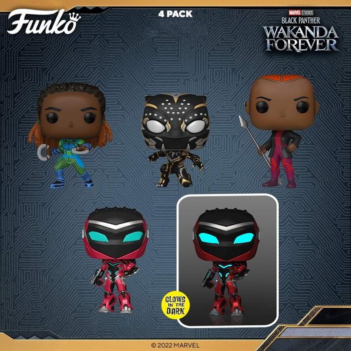Funko Pop Black Panther Wakanda Forever Ironheart Mk2 Gitd Nakia Okoye