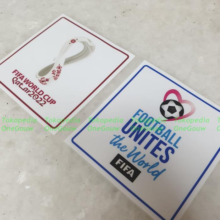 Gambar Patch Jersey World Cup 2022 - Piala Dunia Qatar 2022 - Set Patch Putih dari OneGouw undefined Tokopedia