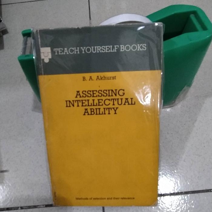 Gambar ORI BEKAS TEACH YOURSELF BOOKS ASSESSING INTELLECTUQK ABILITY dari MANDIRI BOOK JKT undefined Tokopedia