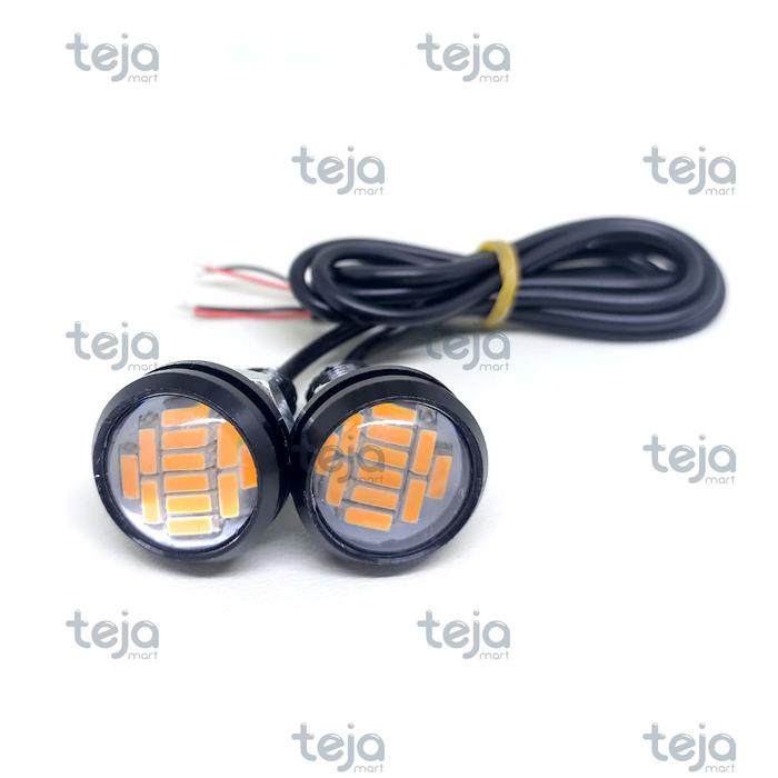 Gambar Lampu Mata Elang Eagle Eye 12 Led 22mm Variasi/Aksesoris Motor Mobil - Putih dari TejaMart undefined Tokopedia