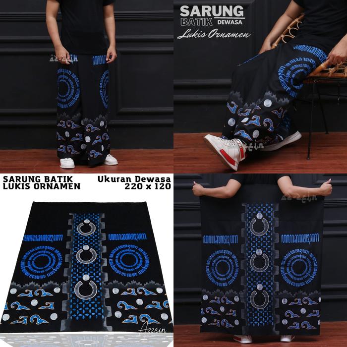 Gambar SARUNG BATIK TULIS SARUNG LUKIS ORNAMEN SARUNG BATIK PRIA SARUNG LUKIS - AKSARA JAWA, 220 X 210 cm dari elsantricollection undefined Tokopedia
