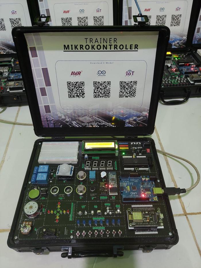 Gambar Trainer Mikrokontroler & IoT (3 Kontroller : AVR, Arduino & ESP) - Costum 221021 dari Aritma Store undefined Tokopedia