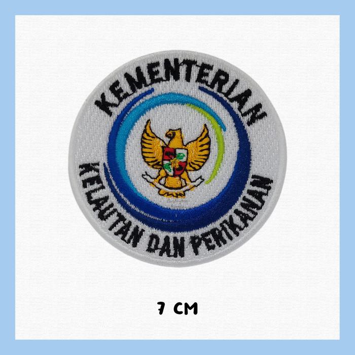 Gambar Bordir Logo KKP / Lokasi Kementerian Kelautan dan Perikanan / BRSDM - Logo KKP AB 7 dari Hendryana Bordir undefined Tokopedia