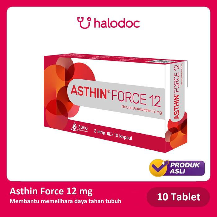 Gambar Asthin Force 12 mg 10 Kapsul dari Halodoc Official Store undefined Tokopedia