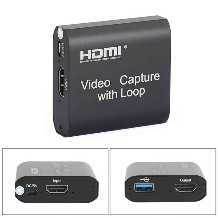 Gambar HDMI Video Capture Card Adapter USB 3.0 4K for Video Streaming Record - Loop Basic dari ACC-M2 undefined Tokopedia