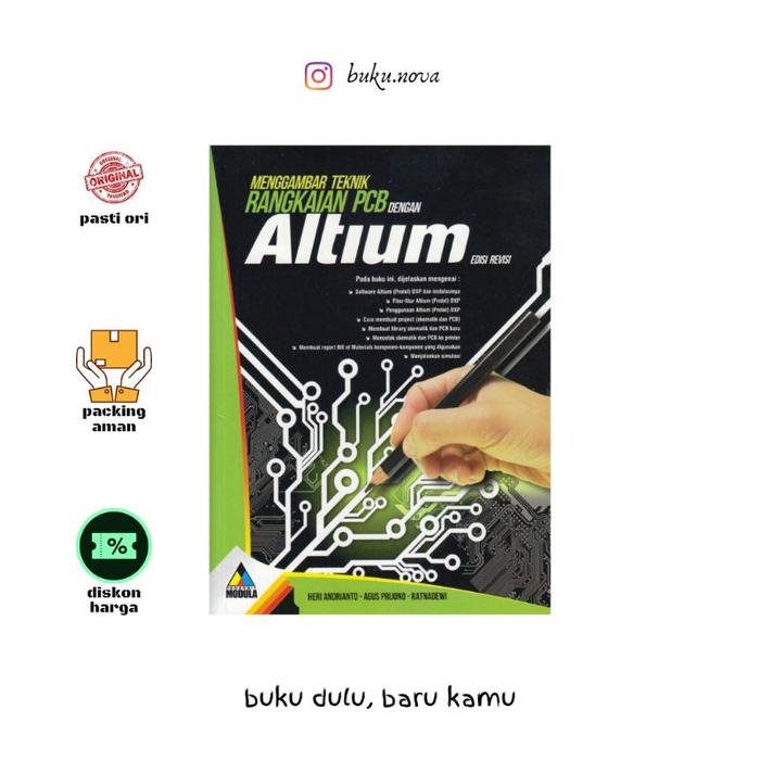 Jual Buku Menggambar Teknik Rangkaian PCB dengan Altium Edisi Revisi