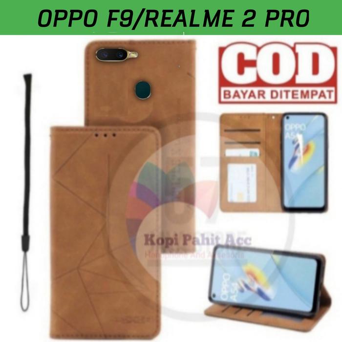 Gambar Case Oppo F9 F9 Pro Flip Cover Wallet Leather Case Sarung Kulit Magnet - Coklat Tua, Oppo F9/F9 pro dari Tripel X Indonesia undefined Tokopedia