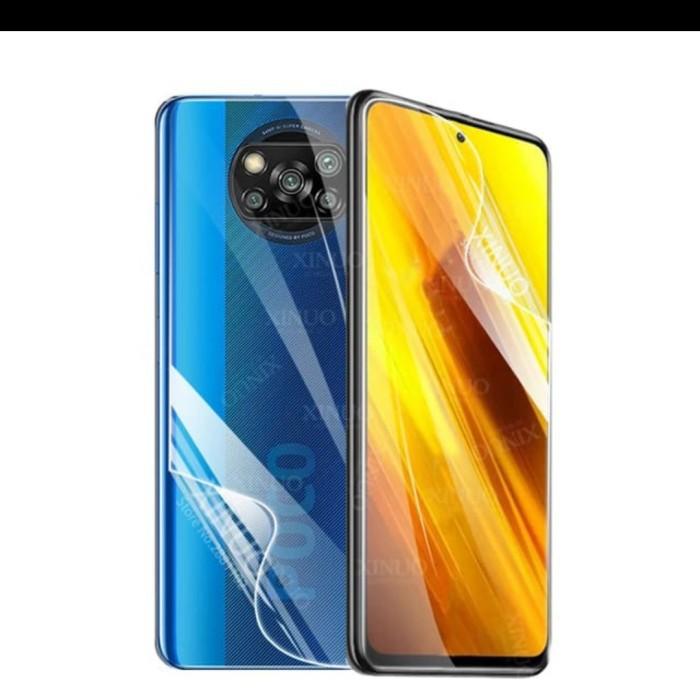Hydrogel Depan Belakang Pocophone Poco F1 F2 F3 F4 X3 X4 M3 M4 Pro matte,  poco m4 pro