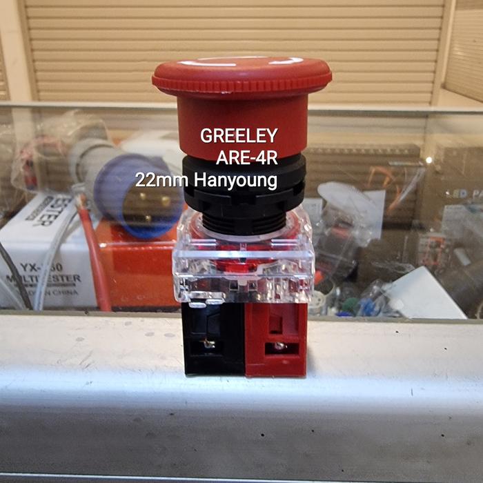 Jual ARE-4R - AR112 Hanyoung Push Lock Turn Reset ∅40 5A 250VAC ...